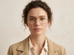 BS2012-3531_Brown_Aviator_Metal_Glasses-tryon_female