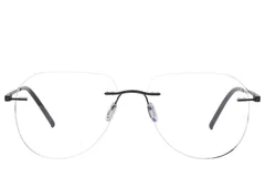 BS2012-3533_Black_Invisible_Metal_Glasses_front