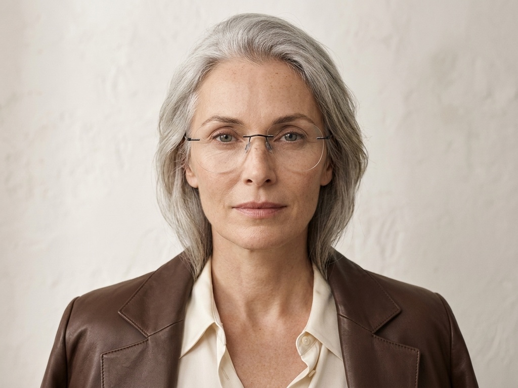 BS2012-3536_Grey_Invisible_Metal_Glasses-tryon_female