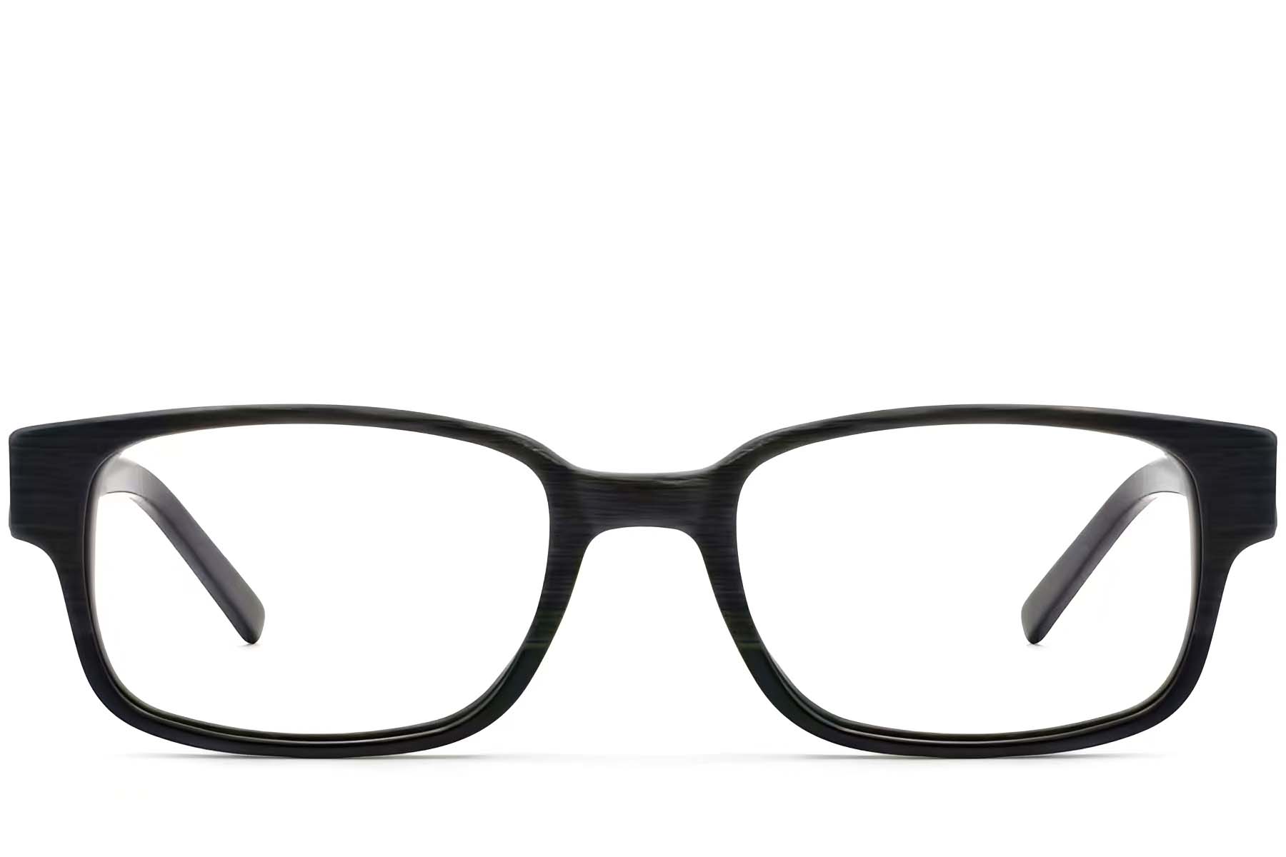 BS2012-3541_Black_Rectangular_Acetate_Glasses_front