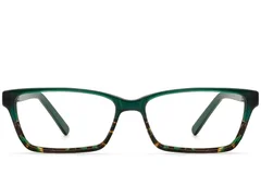 BS2012-3545_Green_Rectangular_Acetate_Glasses_front
