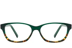 BS2012-3558_Green_Oval_Acetate_Glasses_front
