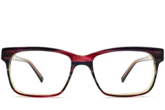BS2012-3581_Red_Rectangular_Acetate_Glasses_front