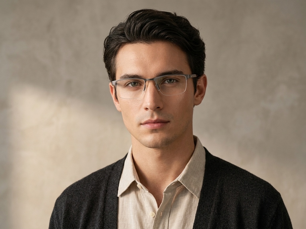 BS2012-3606_Grey_Semi-rimless_Acetate_Glasses-tryon_male