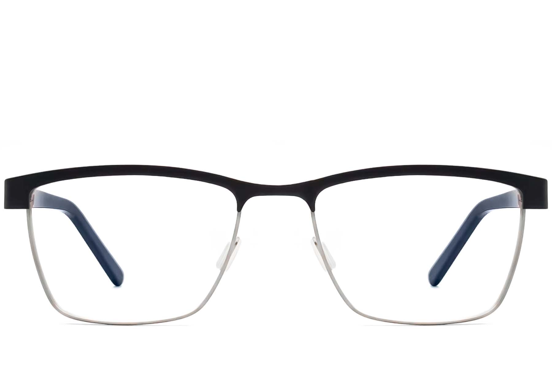 BS2012-3607_Black_Rectangular_Acetate_Glasses_front