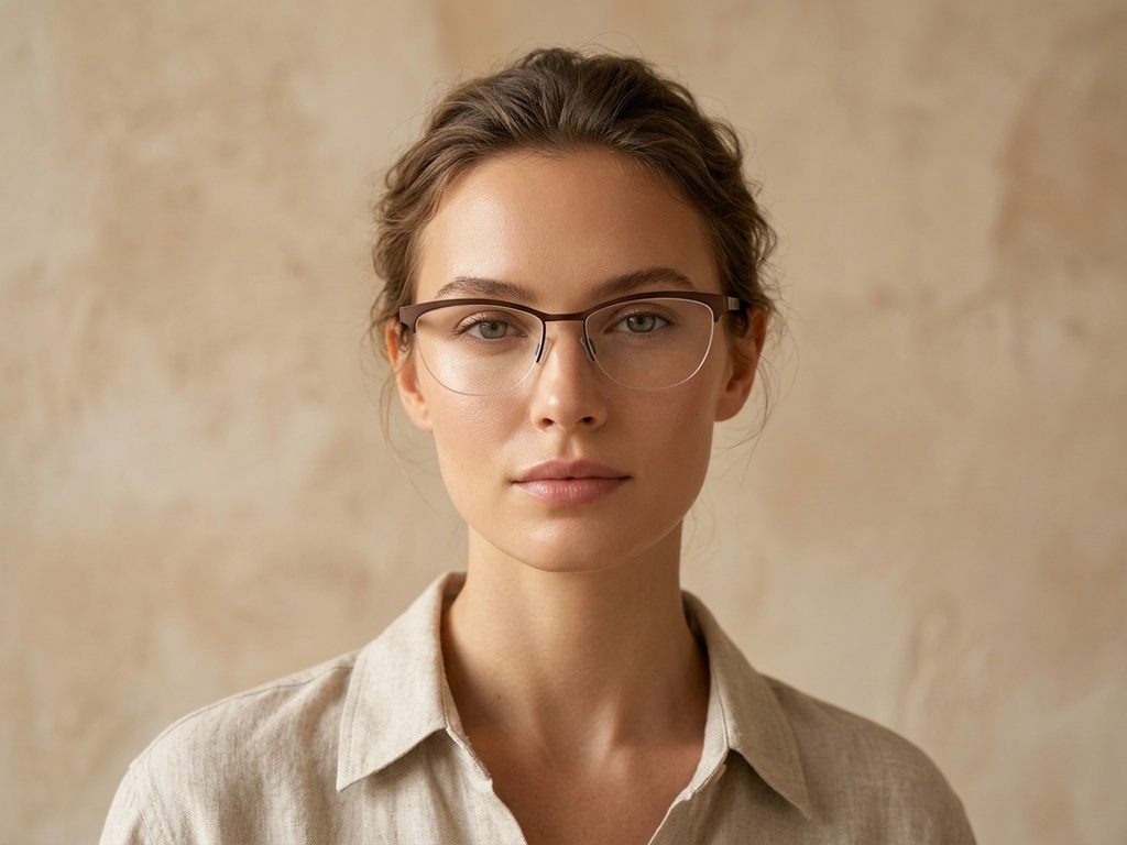 BS2012-3618_Brown_Semi-rimless_Acetate_Glasses-tryon_female