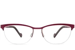BS2012-3619_Red_Semi-rimless_Acetate_Glasses_front