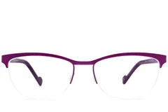 BS2012-3621_Purple_Semi-rimless_Acetate_Glasses_front