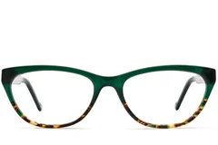 BS2012-3651_Green_Butterfly_Acetate_Glasses_front