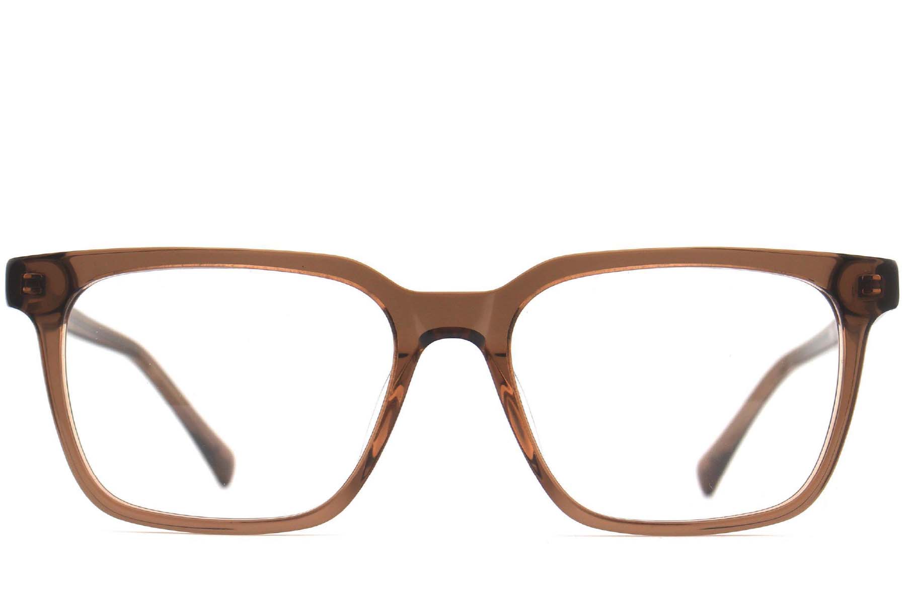 BS2012-3700_Brown_Rectangular_Acetate_Glasses_front