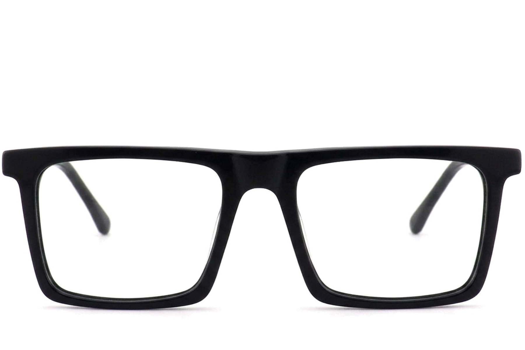 BS2012-3706_Black_Rectangular_Acetate_Glasses-front