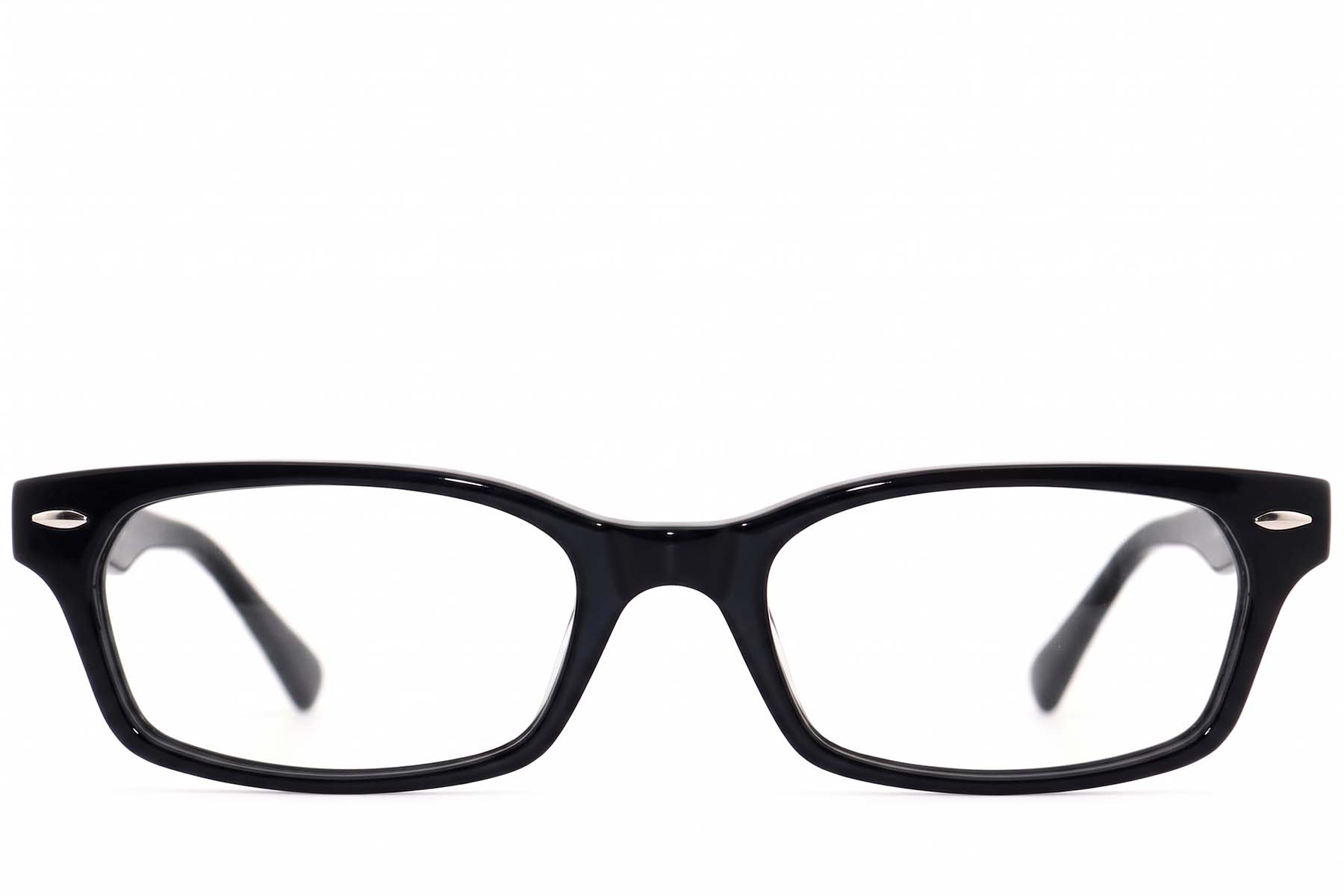 BS2012-3755_Black_Rectangular_Acetate_Glasses-front