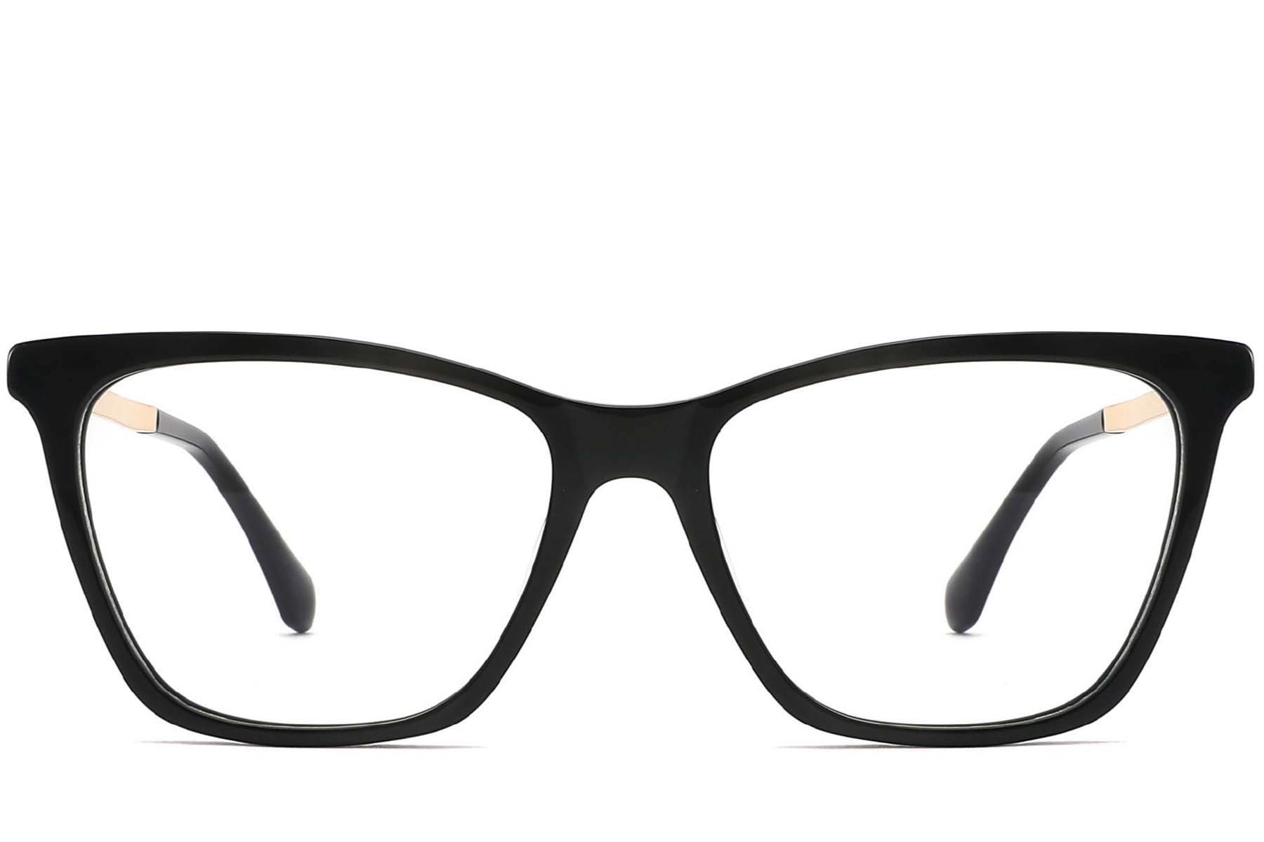 BS2012-3818_Black_Butterfly_Acetate_Glasses_front