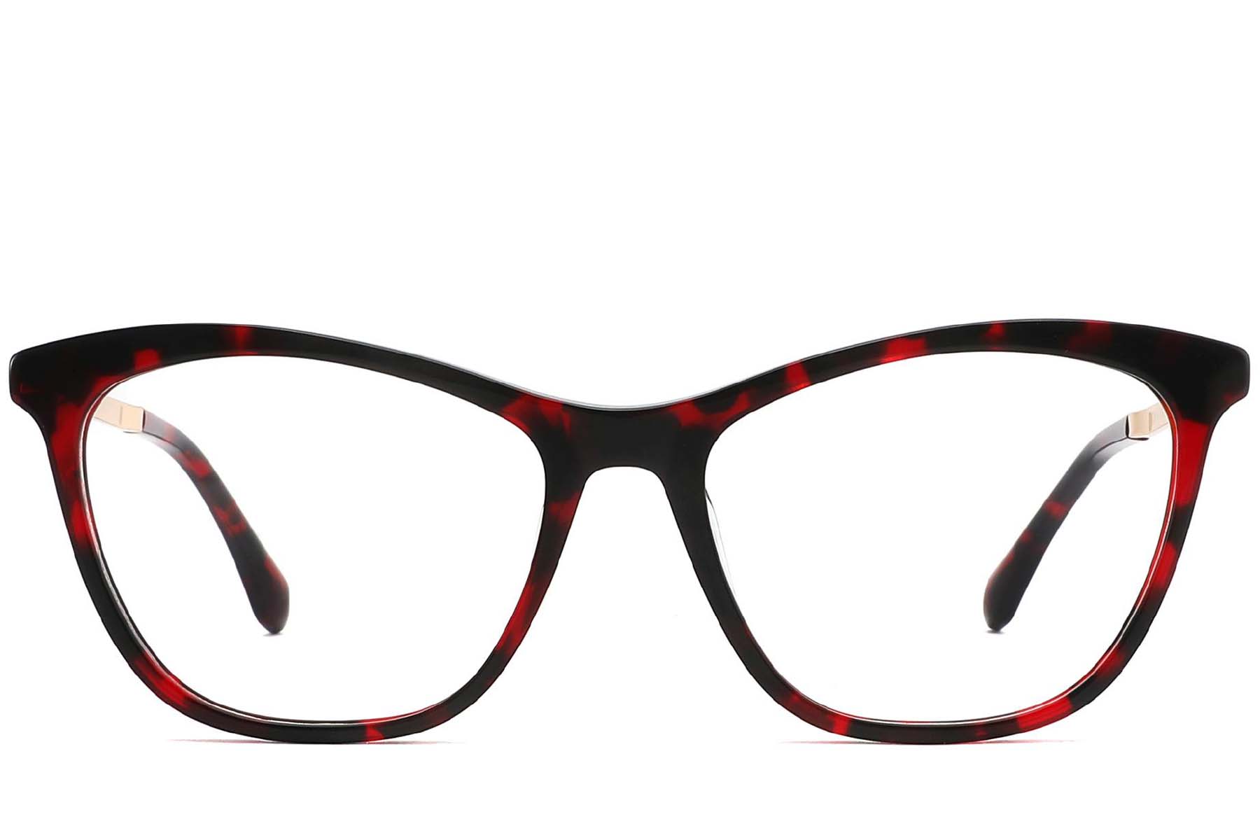 BS2012-3827_Red_Butterfly_Acetate_Glasses_front