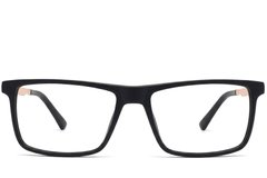 BS2012-3828_Black_Rectangular_Acetate_Glasses-front