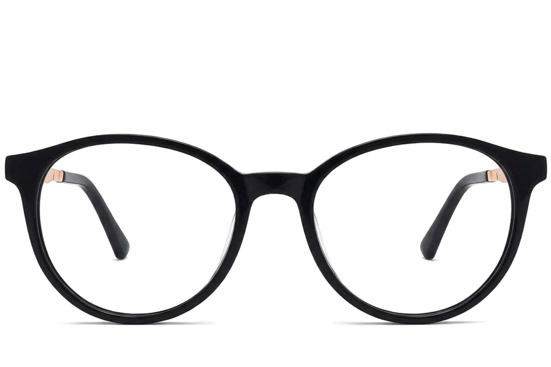 BS2012-3836_Black_Oval_Acetate_Glasses-front