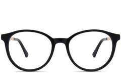 BS2012-3836_Black_Oval_Acetate_Glasses-front