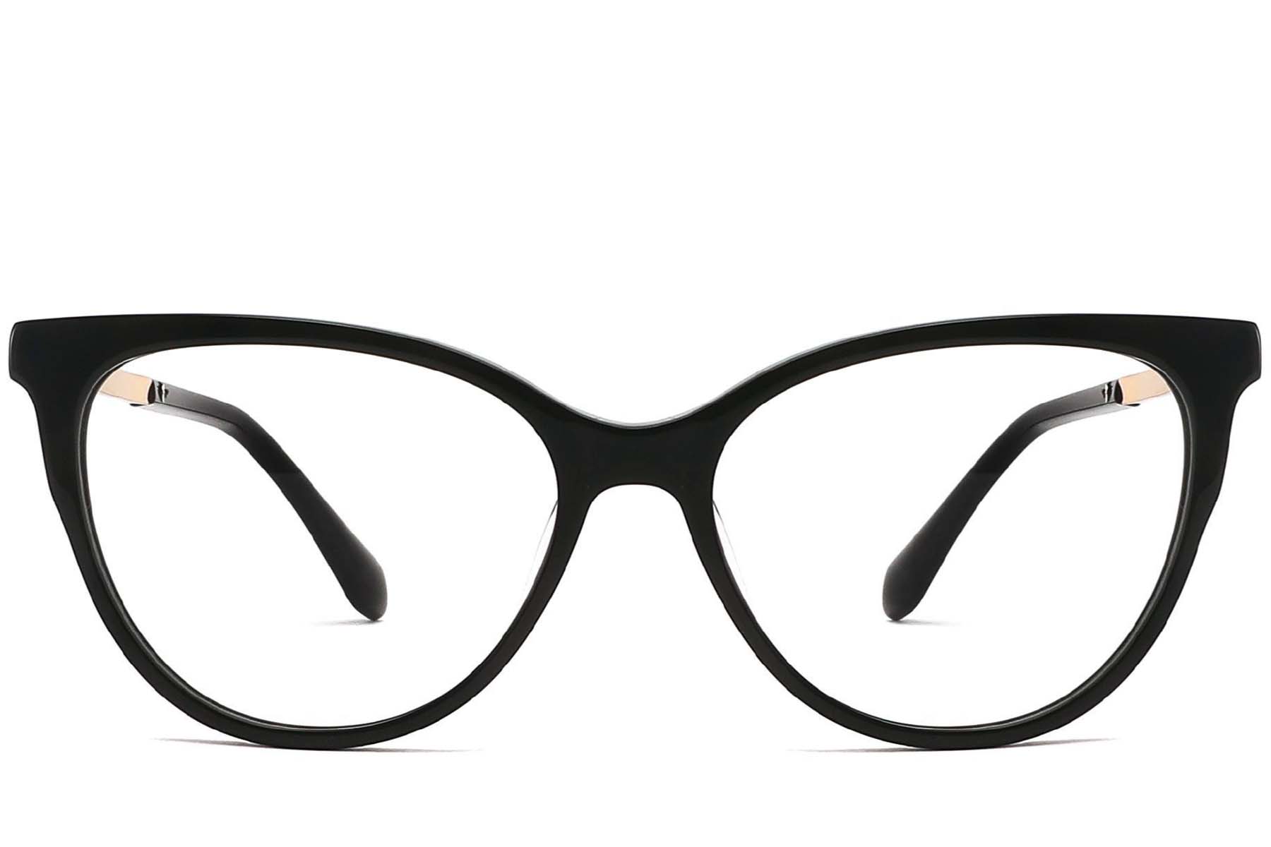 BS2012-3870_Black_Butterfly_Acetate_Glasses_front