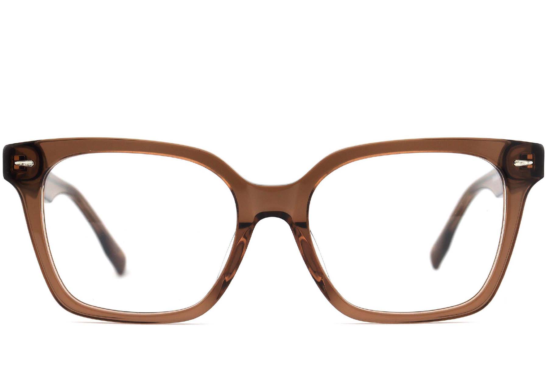 BS2012-3910_Brown_Rectangular_Acetate_Glasses_front