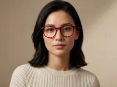 BS2012-3931_Red_Oval_Acetate_Glasses-tryon_female