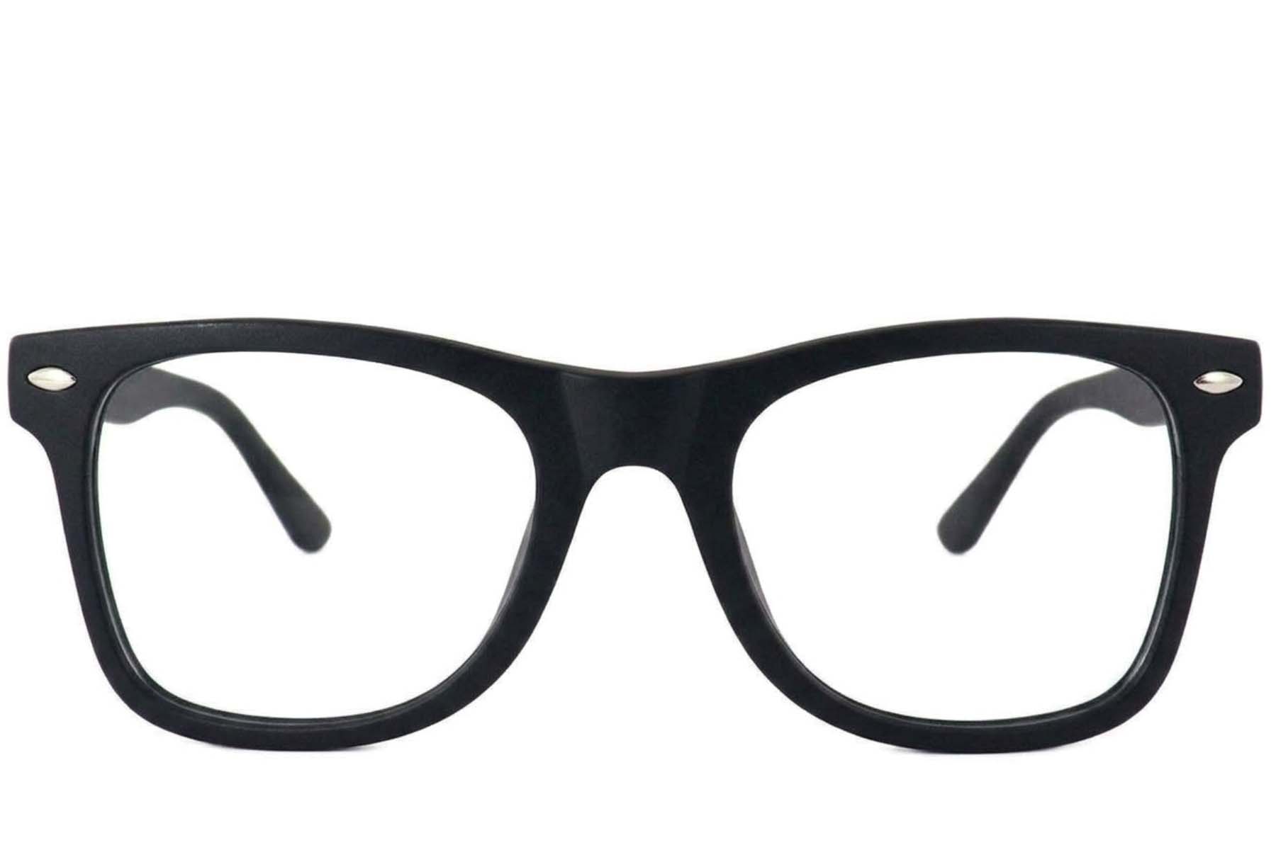 BS2012-3950_Black_Rectangular_Acetate_Glasses-front