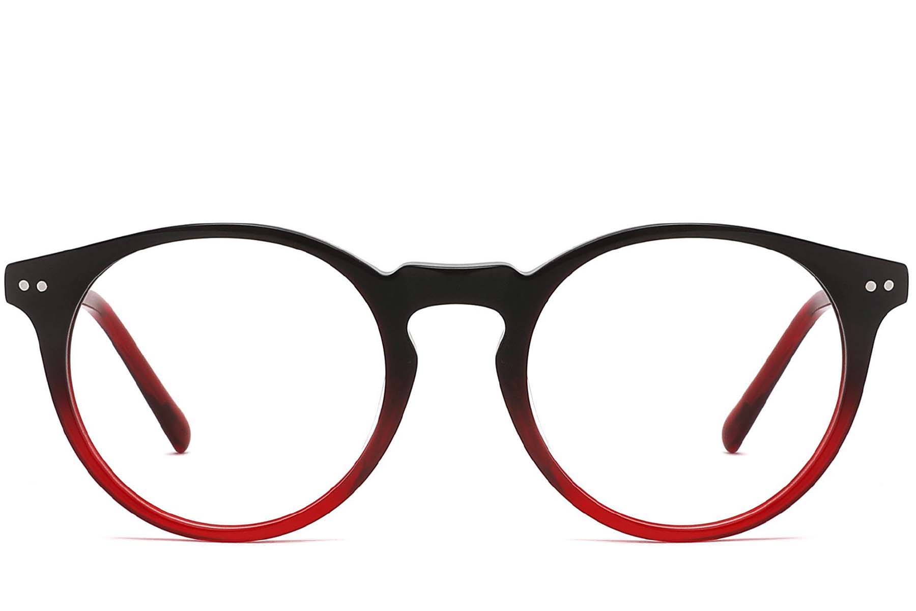 BS2012-3974_Red_Oval_Acetate_Glasses_front