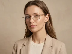 BS2012-4160_Golden_Rectangular_Metal_Glasses-tryon_female