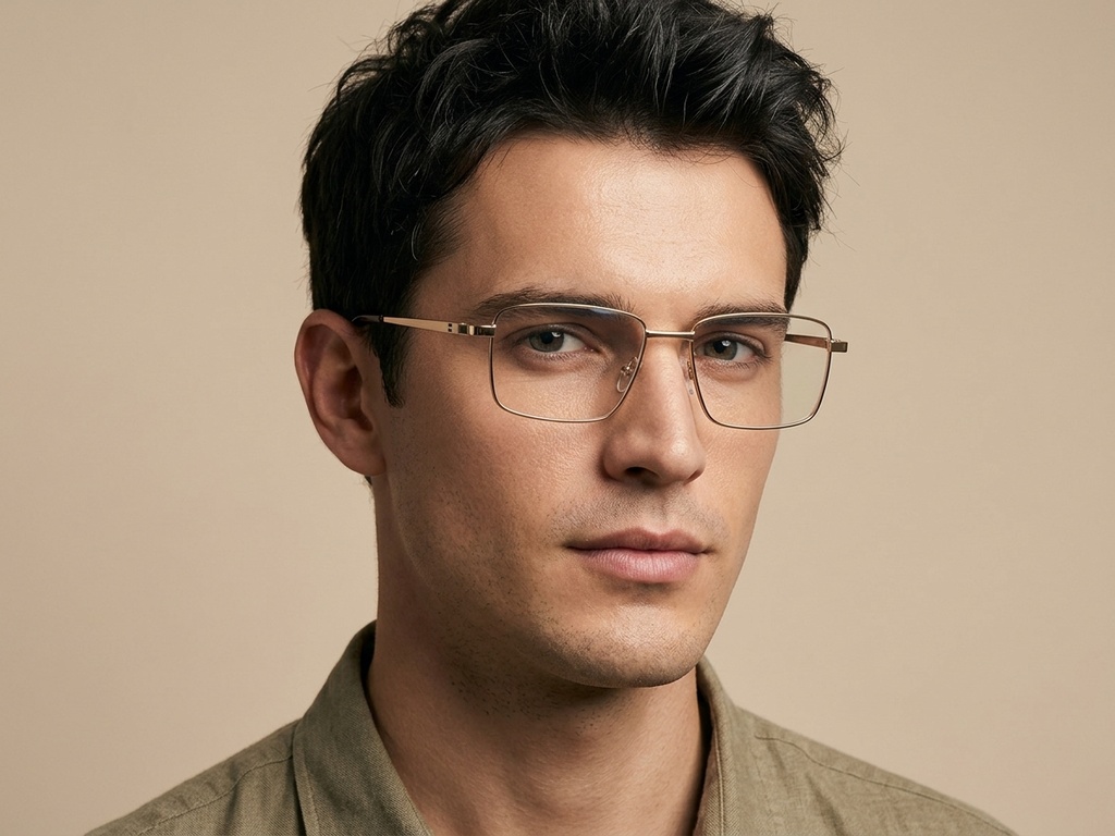 BS2012-4165_Golden_Rectangular_Metal_Glasses-tryon_male