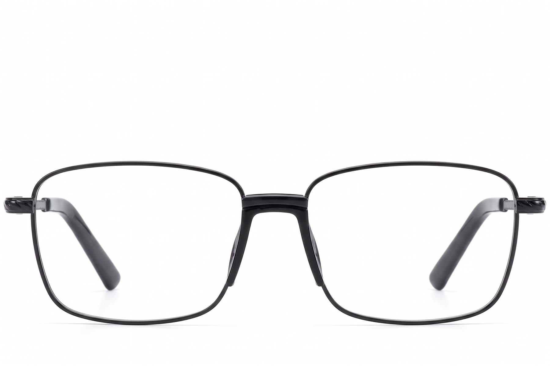 BS2012-4172_Black_Rectangular_Metal_Glasses-front