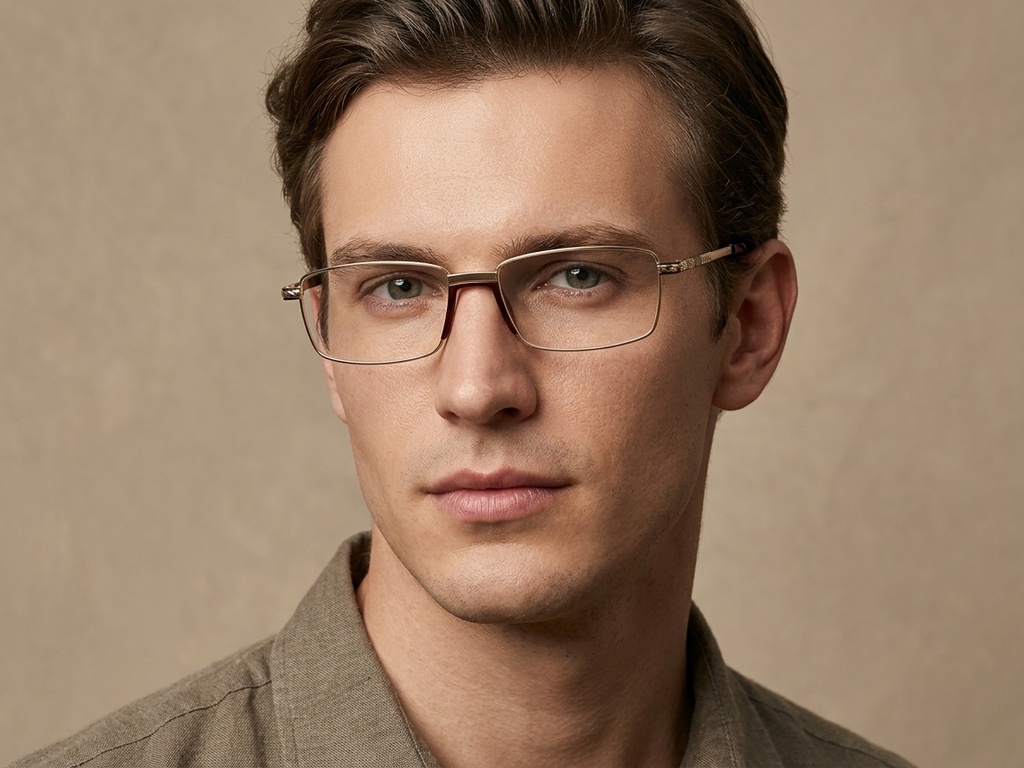 BS2012-4175_Golden_Rectangular_Metal_Glasses-tryon_male