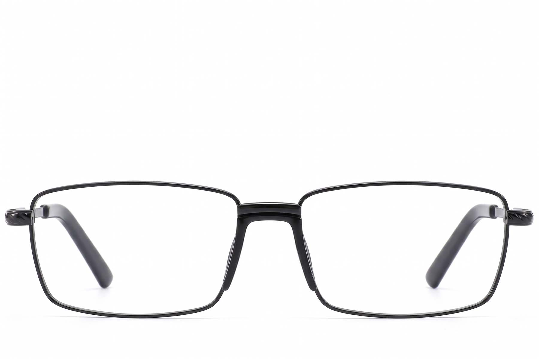 BS2012-4177_Black_Rectangular_Metal_Glasses-front