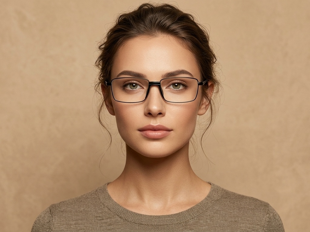 BS2012-4177_Black_Rectangular_Metal_Glasses-tryon_female