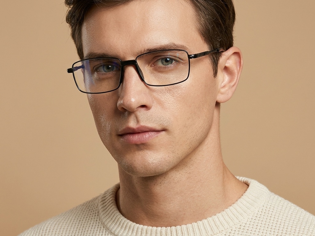 BS2012-4177_Black_Rectangular_Metal_Glasses-tryon_male