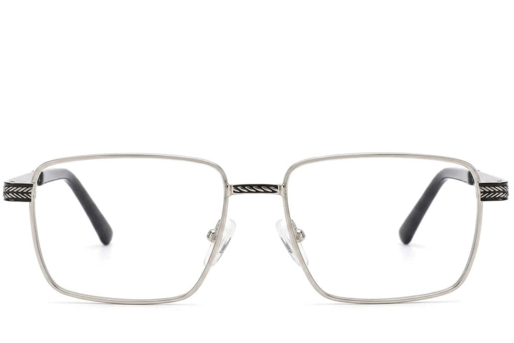 BS2012-4183_Silver_Rectangular_Metal_Glasses-front