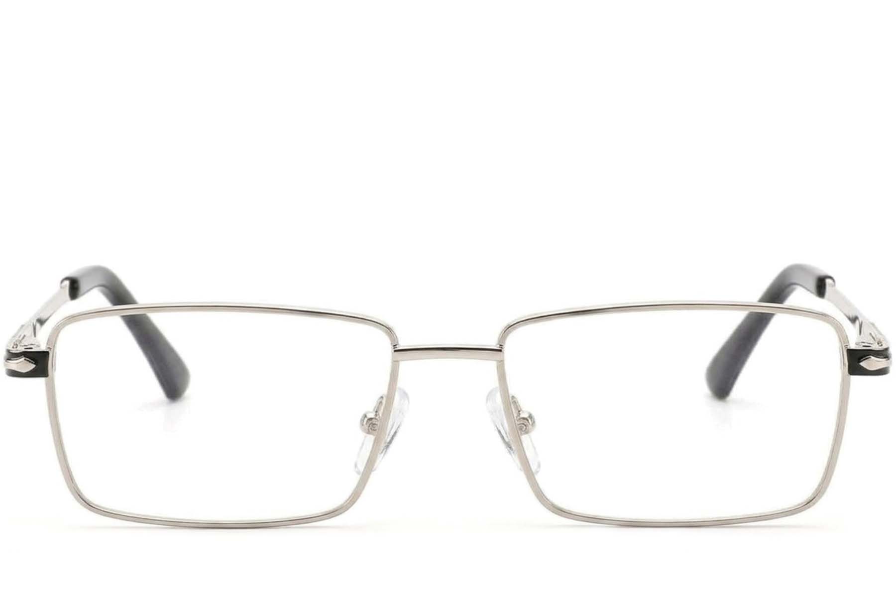 BS2012-4194_Silver_Rectangular_Metal_Glasses-front