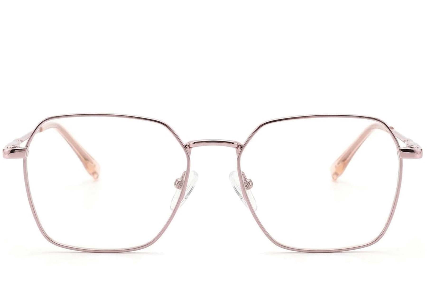 BS2012-4201_Pink_Geometric_Metal_Glasses-front