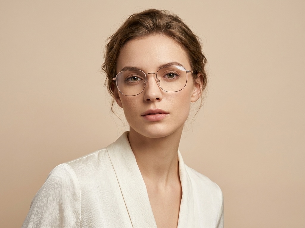 BS2012-4202_Golden_Oval_Metal_Glasses-tryon_female