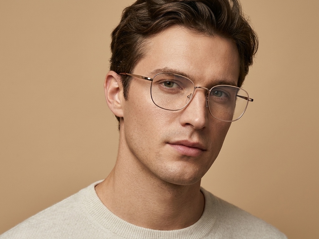 BS2012-4202_Golden_Oval_Metal_Glasses-tryon_male