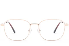 BS2012-4202_Golden_Oval_Metal_Glasses_front