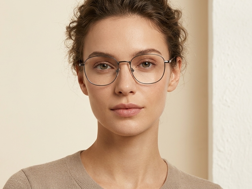 BS2012-4203_Grey_Oval_Metal_Glasses-tryon_female