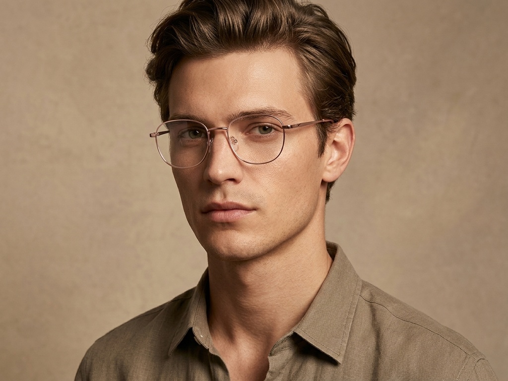 BS2012-4207_Pink_Oval_Metal_Glasses-tryon_male