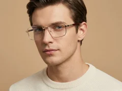 BS2012-4208_Golden_Rectangular_Metal_Glasses-tryon_male