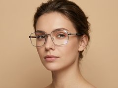 BS2012-4211_Silver_Rectangular_Metal_Glasses-tryon_female