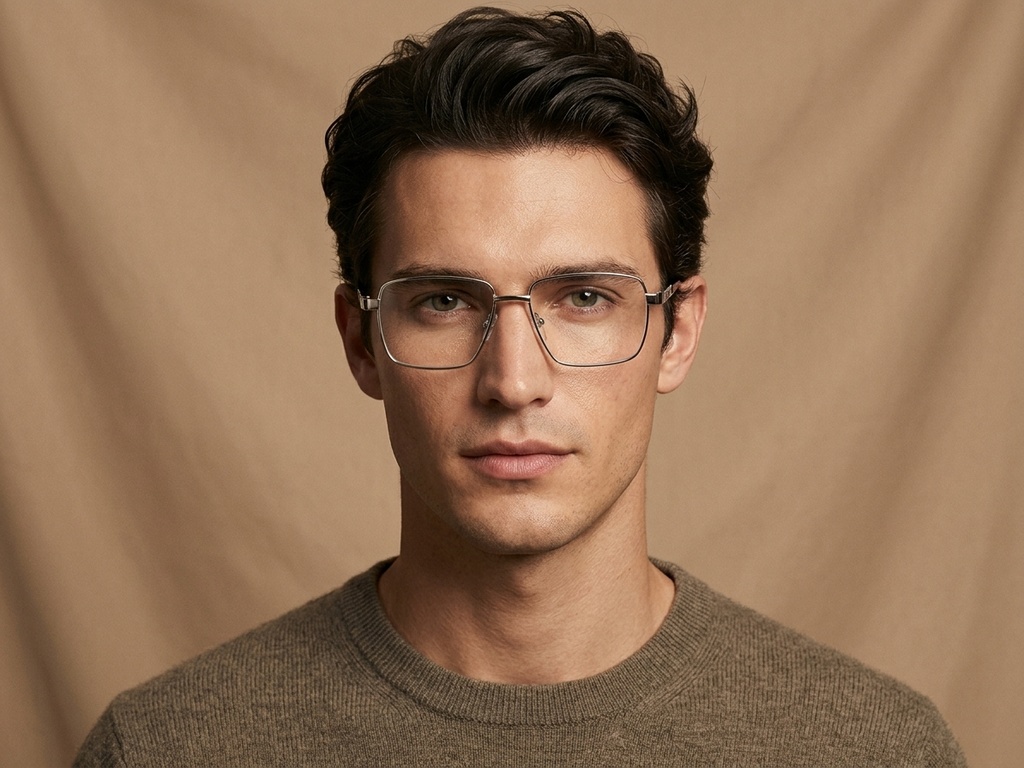 BS2012-4211_Silver_Rectangular_Metal_Glasses-tryon_male