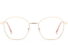 BS2012-4213_Golden_Oval_Metal_Glasses_front