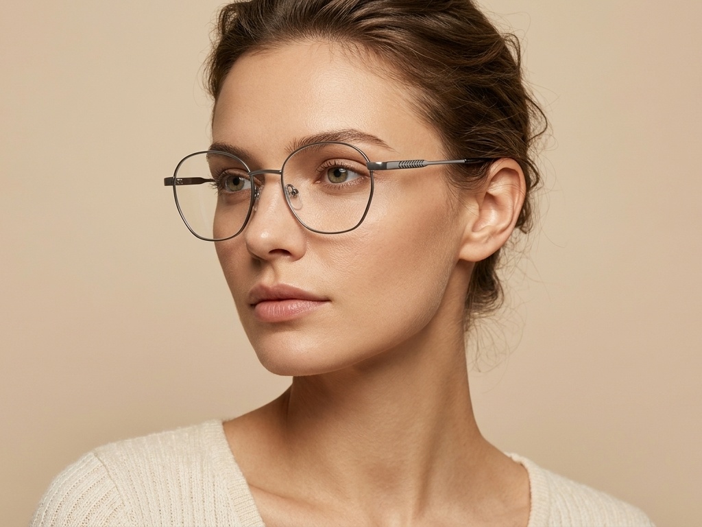 BS2012-4214_Grey_Oval_Metal_Glasses-tryon_female