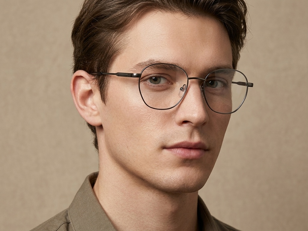 BS2012-4214_Grey_Oval_Metal_Glasses-tryon_male