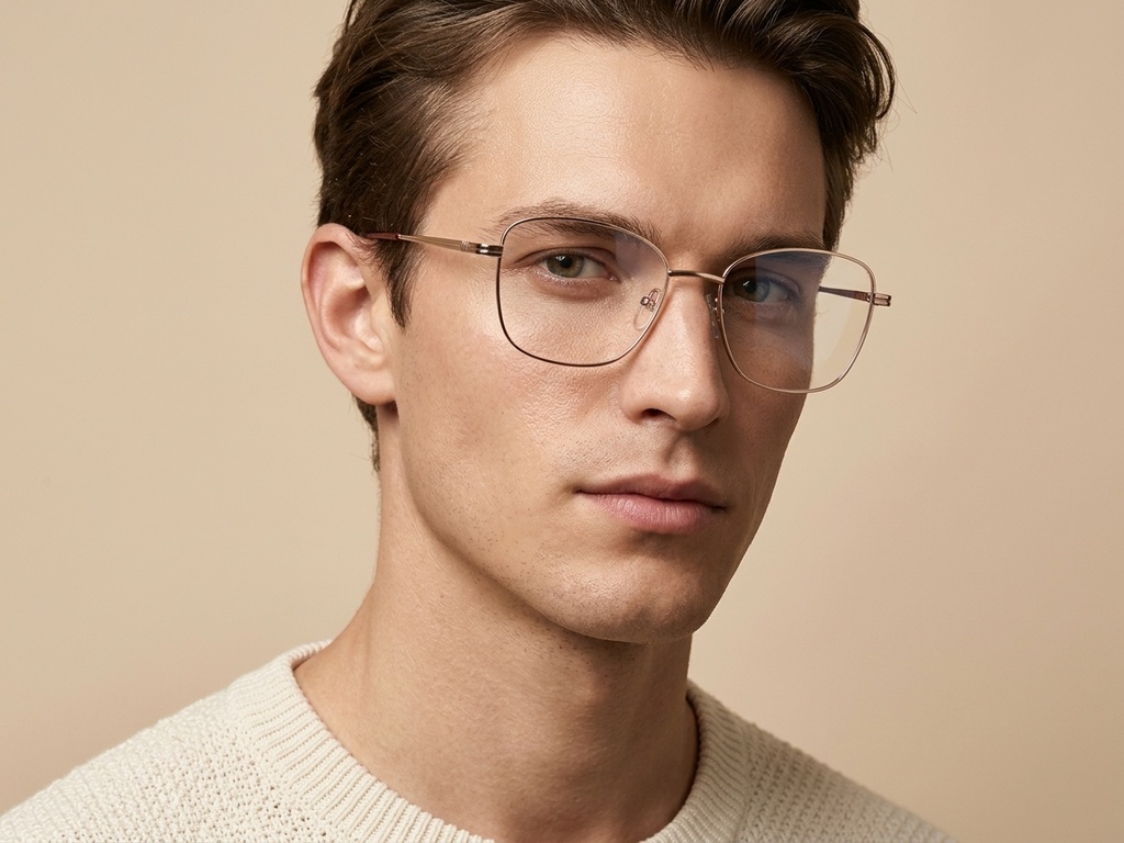 BS2012-4223_Golden_Butterfly_Metal_Glasses-tryon_male