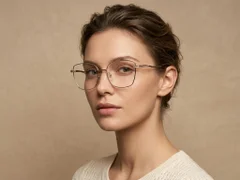 BS2012-4235_Golden_Butterfly_Metal_Glasses-tryon_female