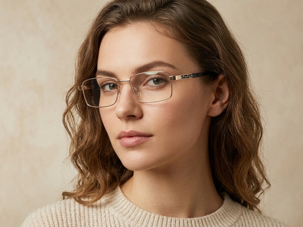 BS2012-4241_Golden_Rectangular_Metal_Glasses-tryon_female